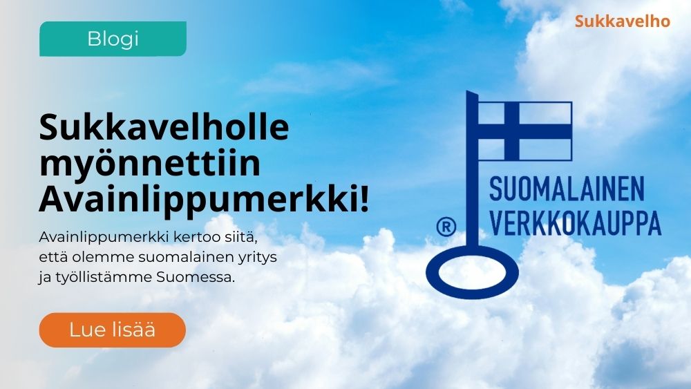 Verkkokauppamme sai Avainlippu-merkin!
