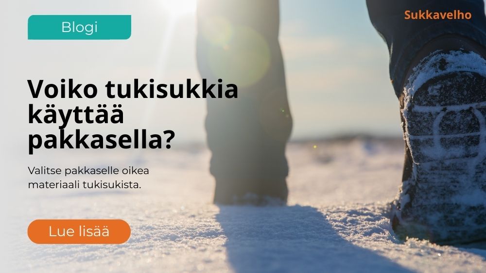 Voiko tukisukkia käyttää talvipakkasilla?