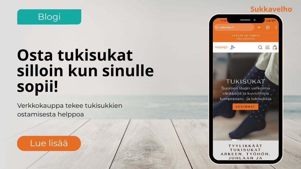 Miksi kannattaa ostaa sukkia suomalaisesta verkkokaupasta?