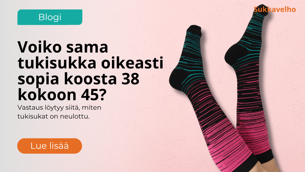 Voiko sama tukisukka oikeasti sopia koosta 38 kokoon 45?