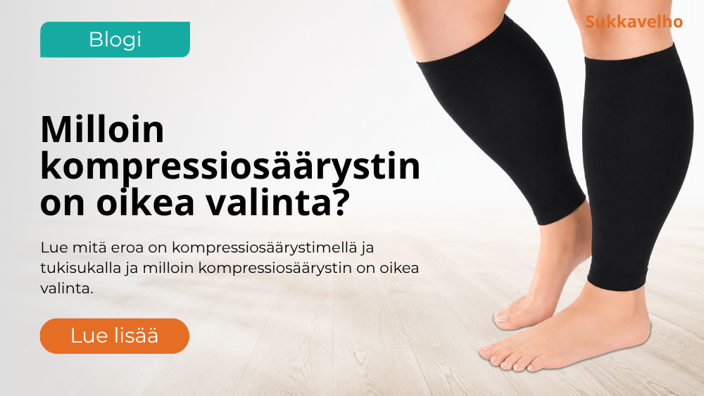 Mihin kompressiosäärystimiä käytetään?