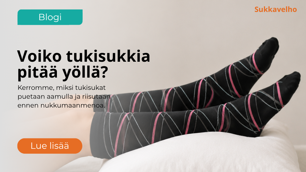 Voiko tukisukkia pitää yöllä?