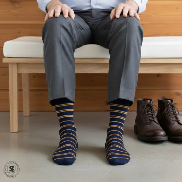 Bambu tukisukat - raidallinen