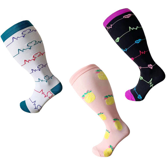 Tukisukat leveä pohje