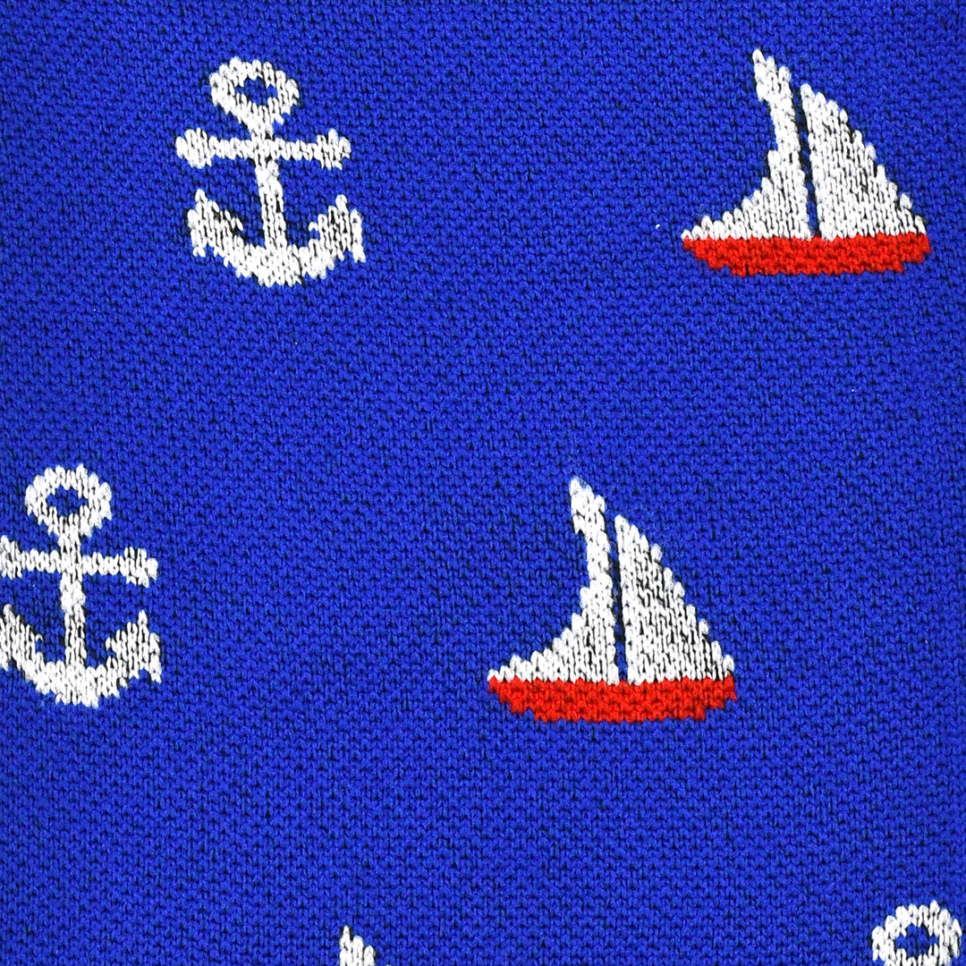 kuviolliset tukisukat - laiva lähikuva