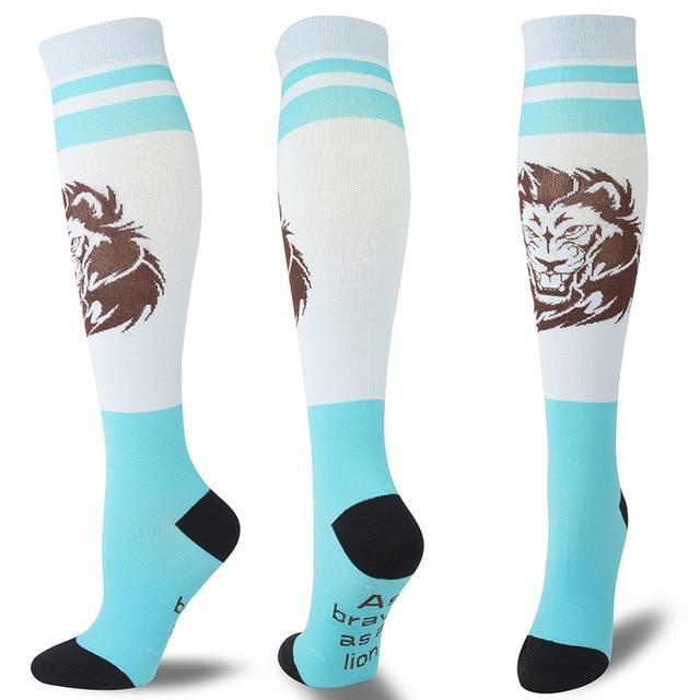 Kuviolliset tukisukat, leijona